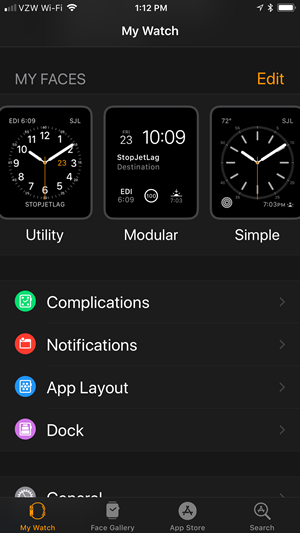 Go to MY FACES - Complications on the Apple Watch app on your iPhone