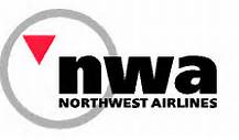 'Northwest Airlines' World Traveler Magazine logo