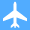 'Flights and jet lag' icon