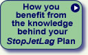 How you benefit from the knowledge behind your StopJetLag Plan