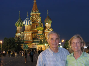 Photo of Rosie and Ladd Jones in Russia